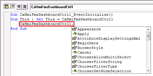 FMS ActiveX Controls - Properties